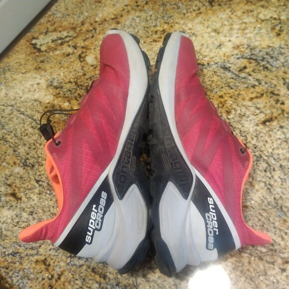 Salomon Women's Supercross Contagrip Trail Running Shoes Cerise 409304 Size 9.5 - Picture 7 of 12